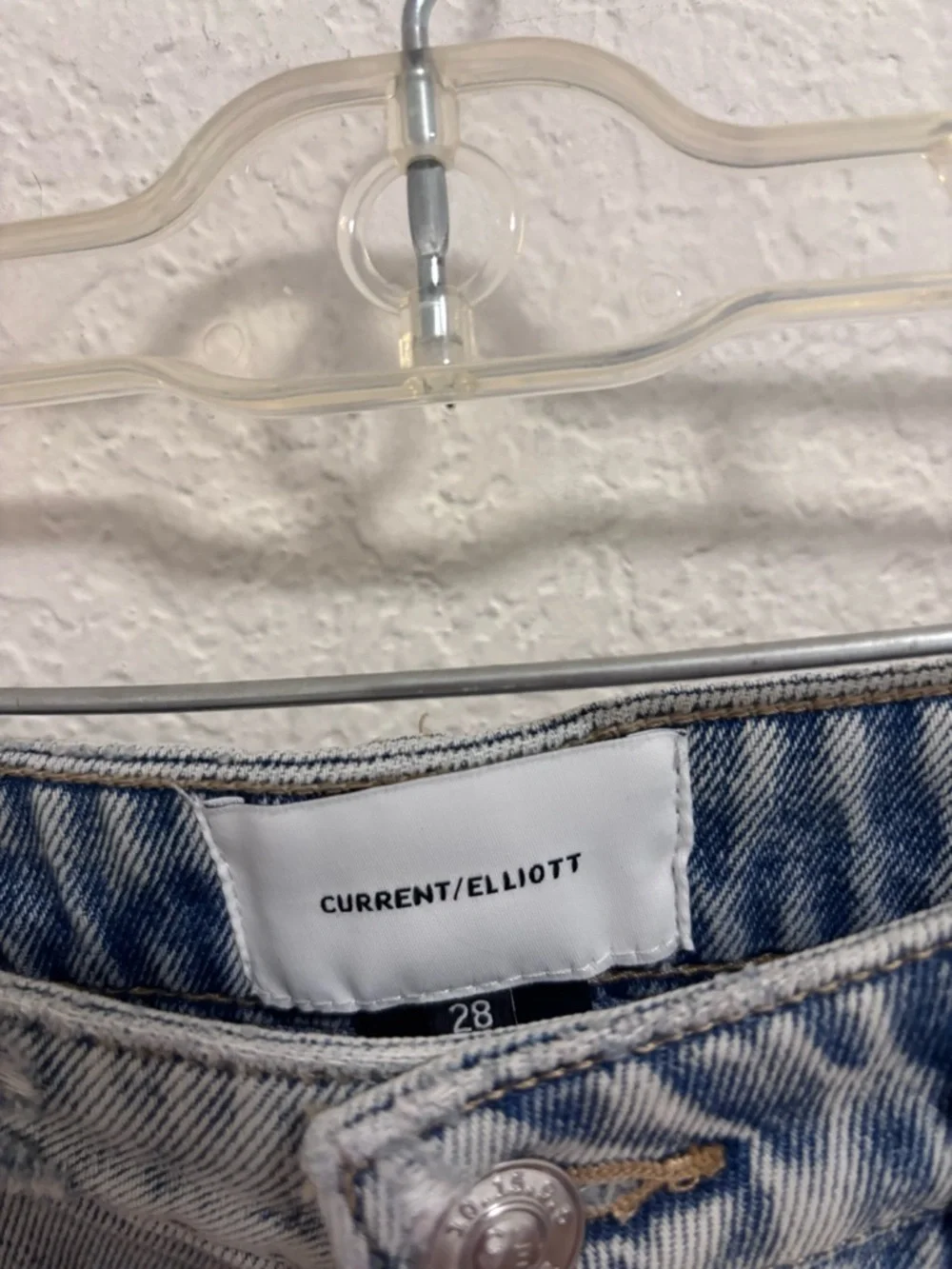 Current/elliott denim mini skirt